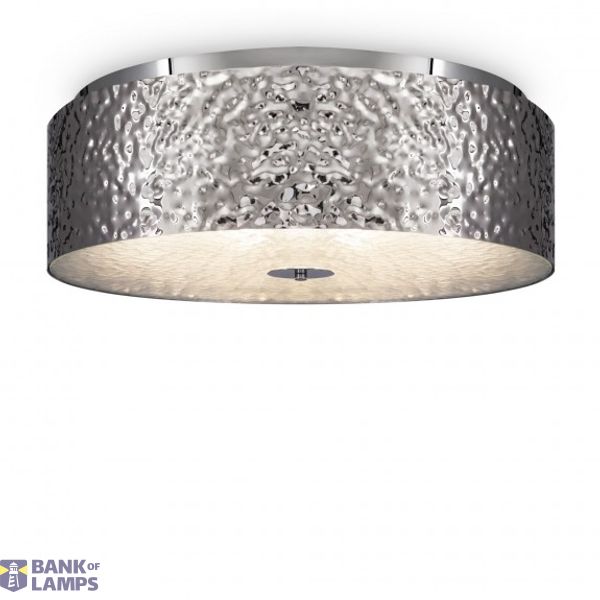Modern Ripple Ceiling Lamp Chrome image 3