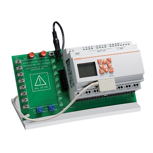 Training kit with LRD12RD024 mounted in inputs/outputs simulation board image 1