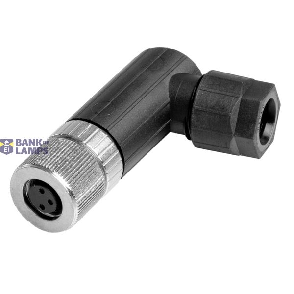 Round plug (field customisable), M8, A, PUSH IN, Number of poles: 3, I image 1