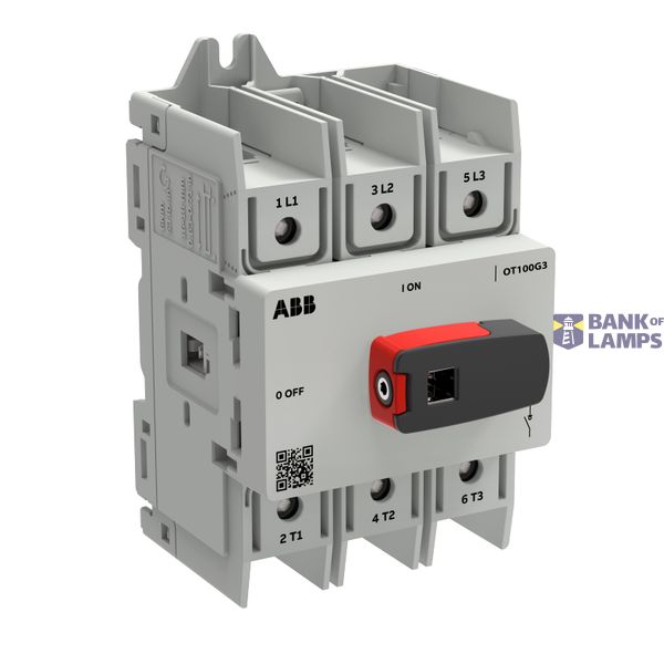 OT100G3-3BS/32 SWITCH-DISCONNECTOR 3P, 100A image 1