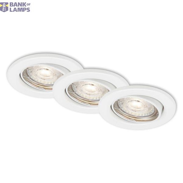 LED downlights, white, 3xLED/GU10/5W image 1