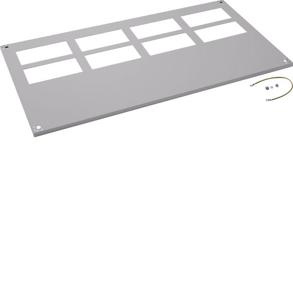 Perforated closing plate, Univers, IP54, CL1, 1100x600 mm image 1