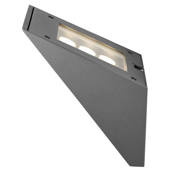 TOLEDO 9W 525lm 3000K 230V LED IP54  anthracite image 1