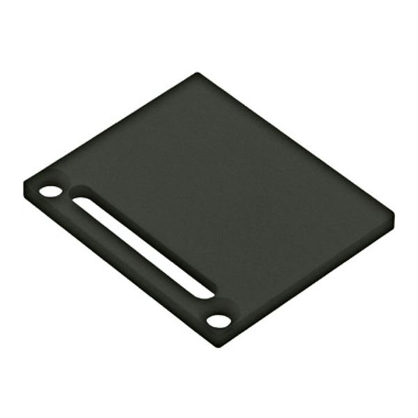 Profile end cap CLF angular with longhole incl. Screws black image 1