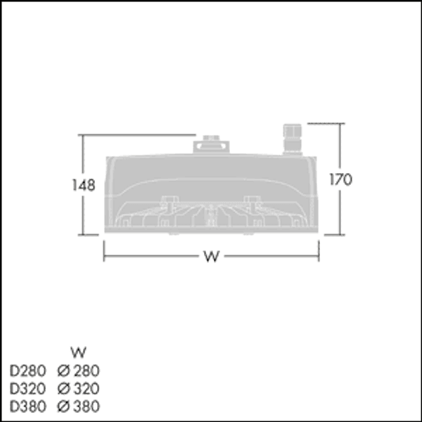 HIPAK G4 L LED30000-840 WB HFIX QC5 - LED industrial luminaire image 3