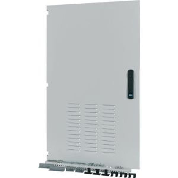 XSDMLV4097506 Box Solution door, ventilated, IP42, left, HxW=975x600mm, grey image 2