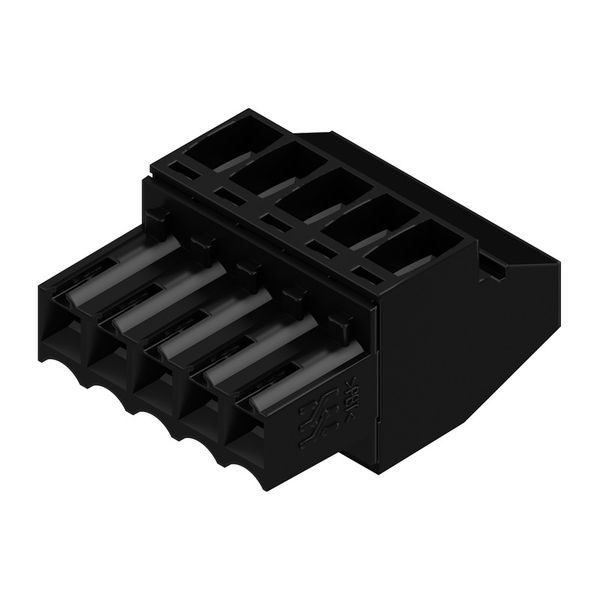 PCB plug-in connector, female plug, 3.50 mm, Number of poles: 5, 90°, Clamping yoke connection, Clamping range, max. : 1.5 mm², Box image 2