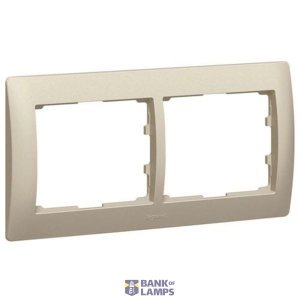 Cover Plate Galea Life 771402 2-Gang Horizontal Titan image 1