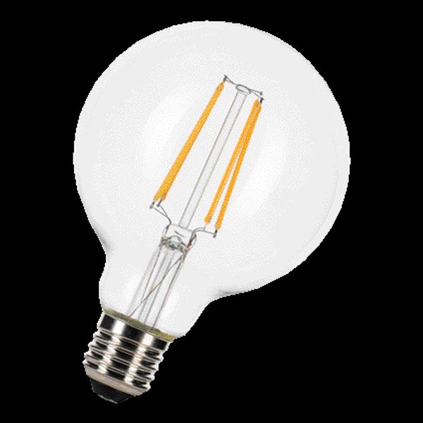 LED Filament G95 E27 240V 8W 2700K CL Dimm image 2