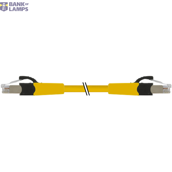 RJ45 male 0° / RJ45 male 0° shielded FRNC/LS0H 4x2xAWG27 ye UL 1.2m image 2