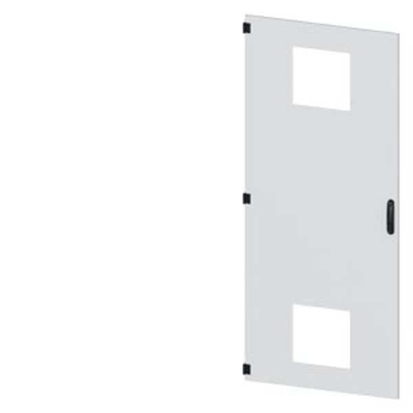 SIVACON, door, left, with cutout for filter fan, with ventilation openings image 2