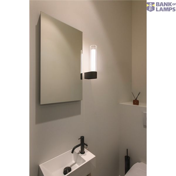 LYGANT single, wall-mounted light, 3000K, 8W, black image 2