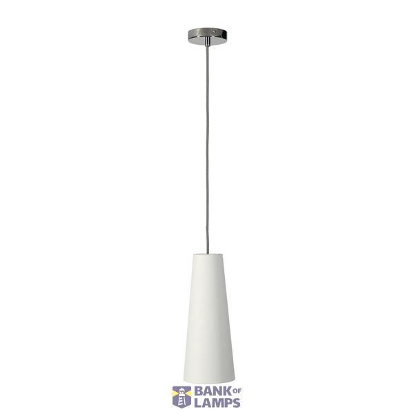 SOPRANA CONE pendant, PD-1, white textile shade, E14, max. 40W image 1
