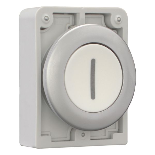 M30C-FD-W-X1 Pushbutton, RMQ-Titan, Flat, momentary, White, inscribed, Metal bezel image 8
