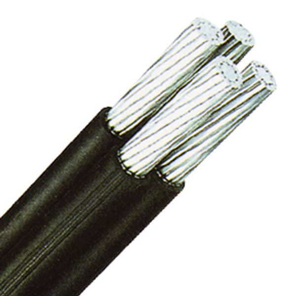 PE Insulated Overhead Line 0,6/1kV E-A2Y 2x25rm black (The price is shown without markup on metals. Request a quote for accurate information) image 1