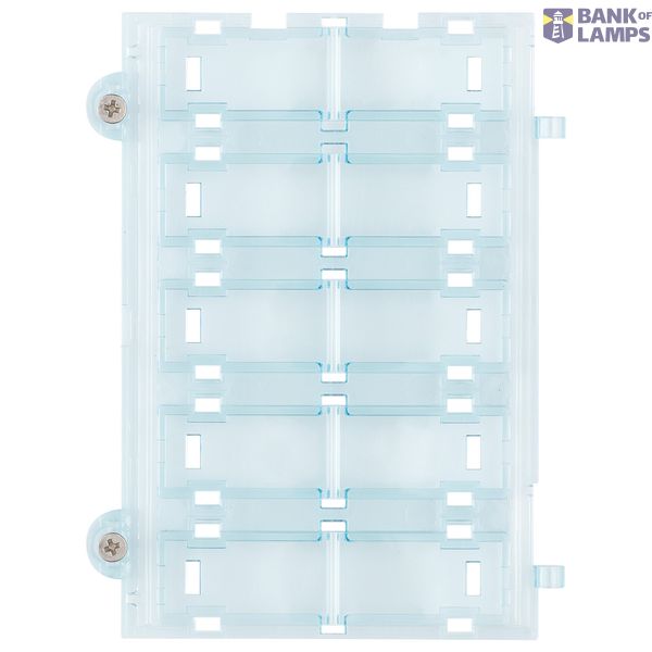Transp. cover with 2 screws for 41010 image 1