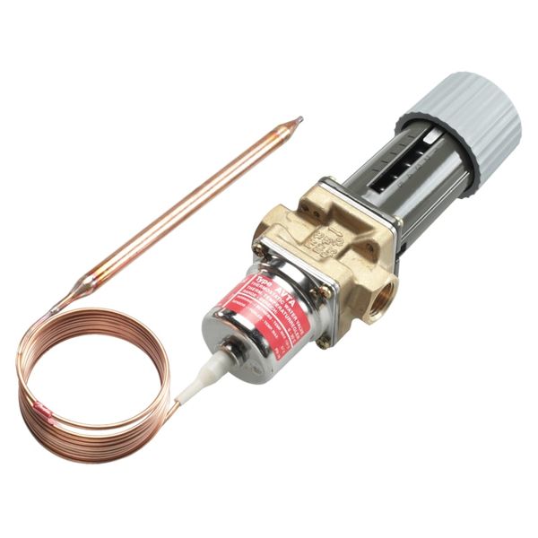 Thermo. operated water valve, AVTA 15, G, 1/2 image 1