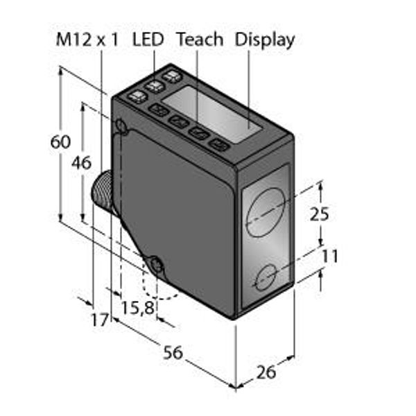 Photoelectric Sensor Diffuse-Mode Laser Sensor (Triangulation)   LE250UQ image 2