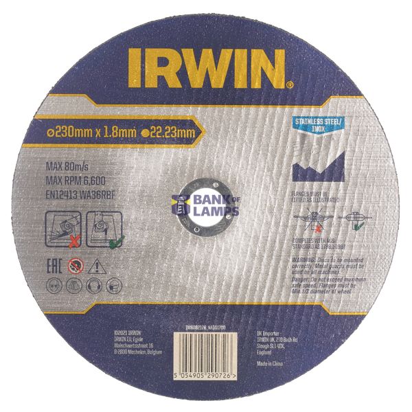 Flat S/Steel Cut B/Disc 230x1.8 image 1