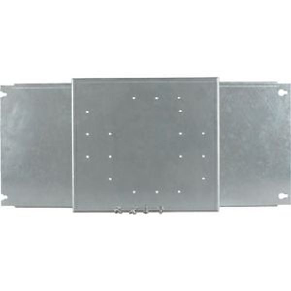BPZ-NZM1-800-MH-W Mounting plate + front plate for HxW=200x800mm, NZM1, horizontal, white image 3
