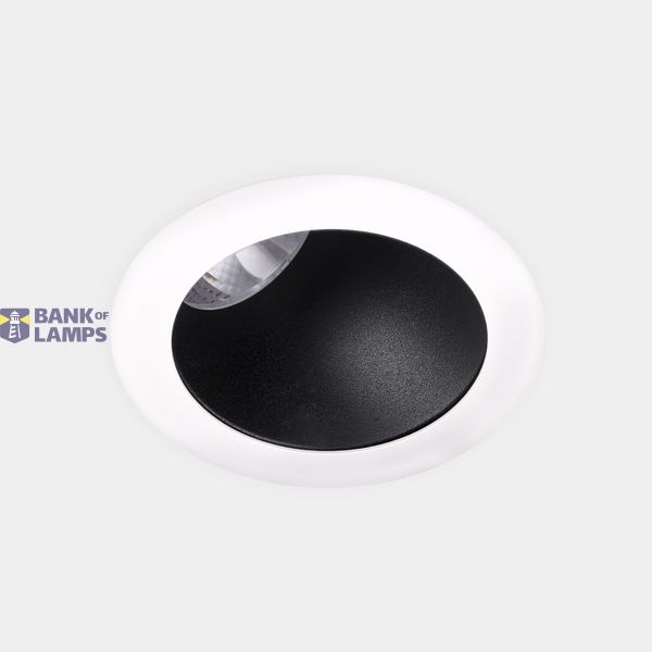 Downlight PLAY 6° 8.5W LED neutral-white 4000K CRI 90 57º ON-OFF Black/White IN IP20 / OUT IP54 443lm image 1
