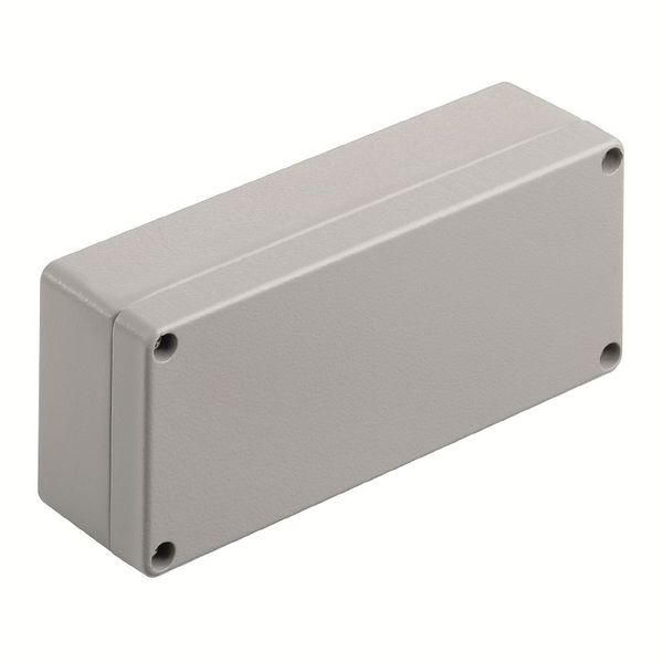 Klippon K (aluminium empty enclosure), Empty enclosure, Aluminium enclosure, Height: 70 mm, Width: 165 mm, Depth: 45 mm, Material: Aluminium AlSi12, Powder-coated, textured, Silver grey image 1