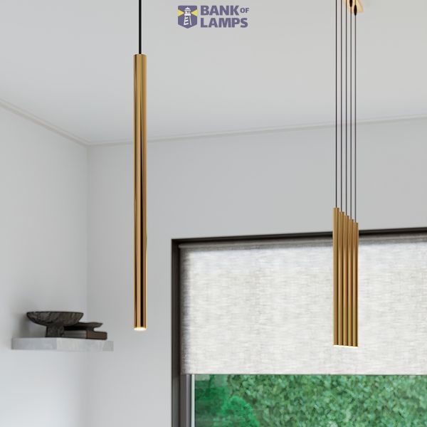PASTELO 5P GOLD HANGING LAMP G9 5X8W IP20 image 3