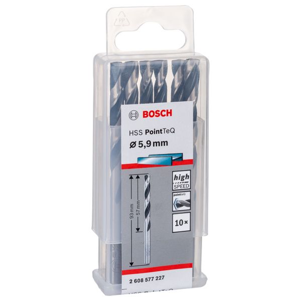 HSS Twist Drill Bit PointTeQ 5.9mm 10 pcs. image 1