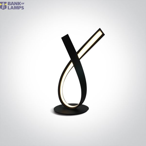 BLACK LED TABLE LAMP 10W WW IP20 230V image 1