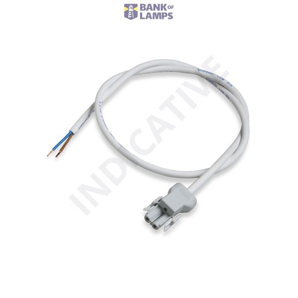 Cable set 2p socket 2x1,5mm� HF grey 5m image 1