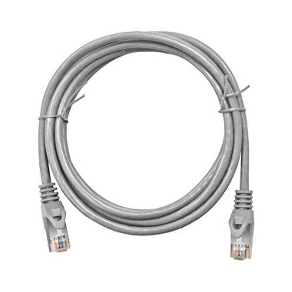 Patchcord RJ45 shielded Cat.6a 10GB, LS0H, grey,  0.35m image 1