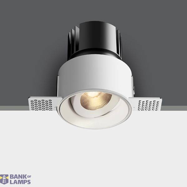 11107BT/W/V WH COB 6,5W CCTV 700mA IP54 TRIMLESS ADJUSTABLE image 1