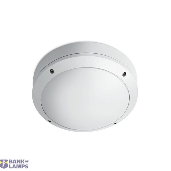 WHITE IP54 E27 12W image 1