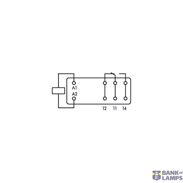 Basic relay Nominal input voltage: 48 VDC 1 changeover contact image 3