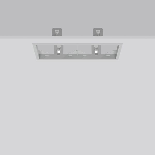 Recessed frame L 362 B 194 H 2 colour: silver image 2