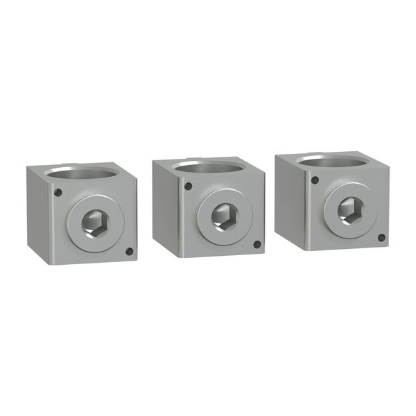 aluminium cable connectors, TransferPacT, for 1 cable 35 to 300 mm², Frame 630 A, 3P, set of 3 image 1