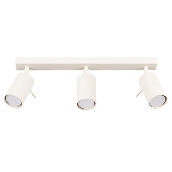 CEILING LAMP RING 3L BEIGE 3XGU10 image 1