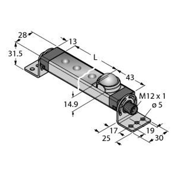 LED Linear Light In the Metal Housing   WLS28-2CW570XMQ image 1