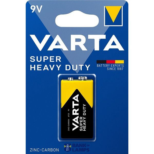 VARTA Super Heavy Duty 2022 9V 1-Shrink image 1