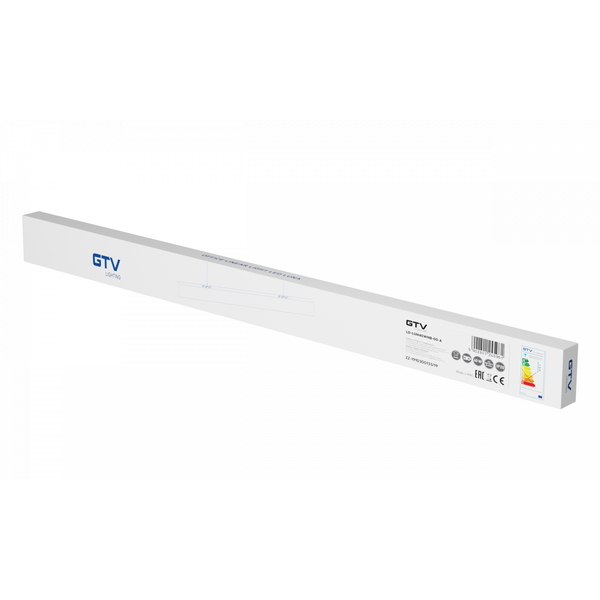 LED linear luminaire LUNA, 40 W, 3200 lm, 4000K, IP20, 100°, 120 cm, white image 2