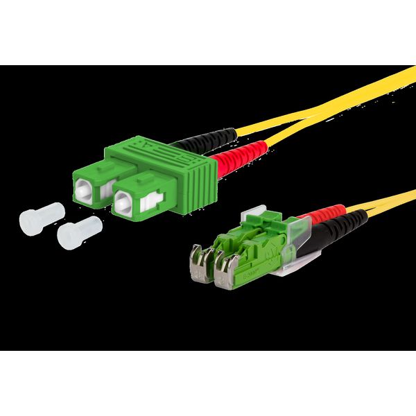 OpDAT patch cord SC-D APC/E2000-D APC OS2, 2.0 m image 2