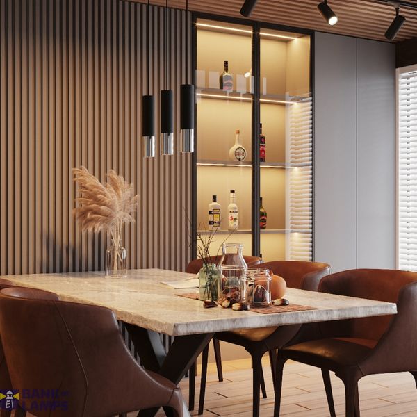LOOPEZ WALL LAMP BLACK/CHROME GU10 2X40W IP20 image 4