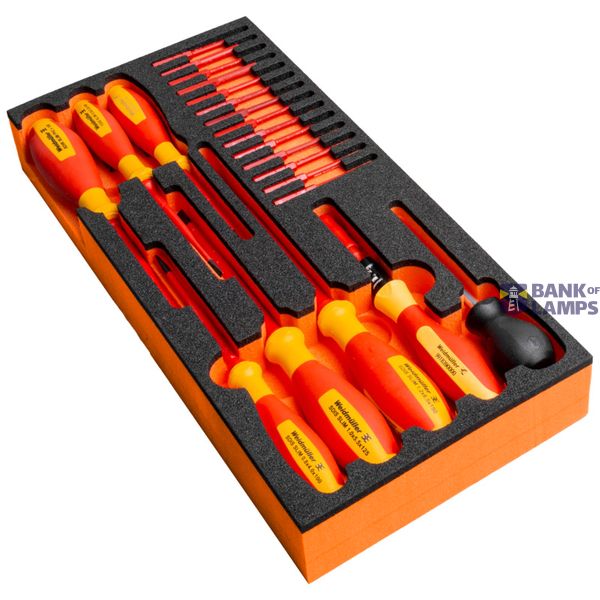 Insert (workshop trolley), with tools, Height: 390 mm, Width: 185 mm,  image 1