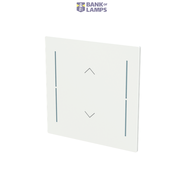 LFAW/A.1.70.1-44M Cover plate with legend with Symbol "arrows" studio white matt - Trevion® image 2