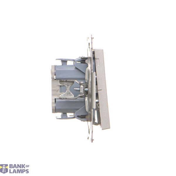 IT socket RJ45 category 5e, cream white/electro white image 1