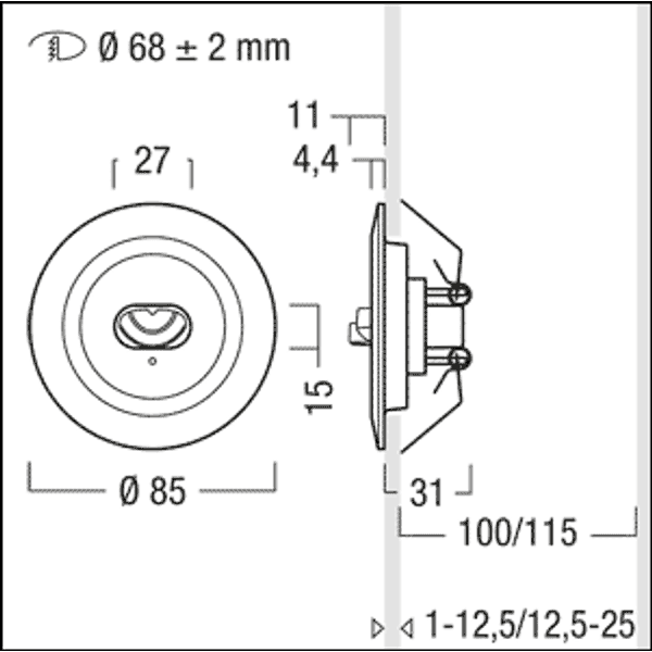 RESCLITE PRO MRWR ESCW E8D WH - Safety luminaire image 3