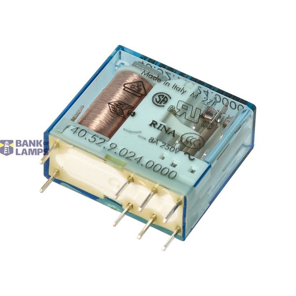 PCB/Plug-in Rel. 5mm.pinning 2CO 8A/9VDC/AgCdO (40.52.9.009.2000) image 4