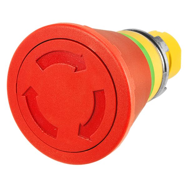 Mushroom push-button Ø 52, twist release, red image 1