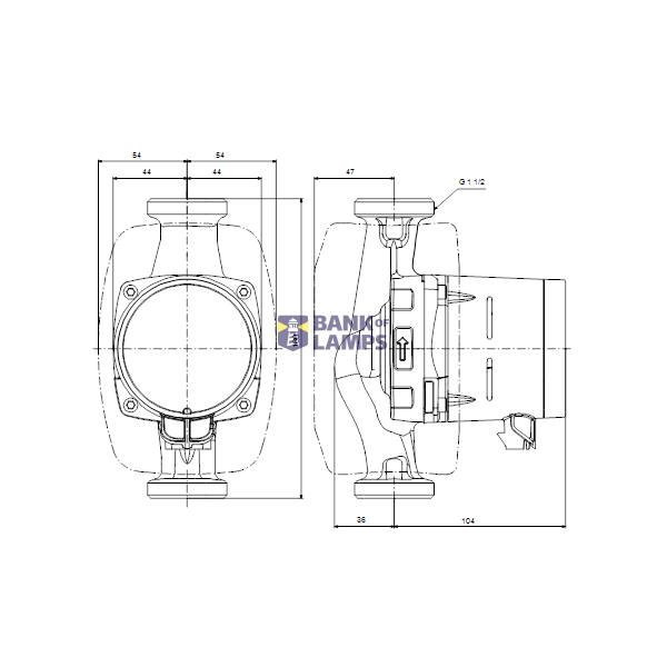 Circulator pump ALPHA2 25-80 180 1x230V 50Hz 6H image 3