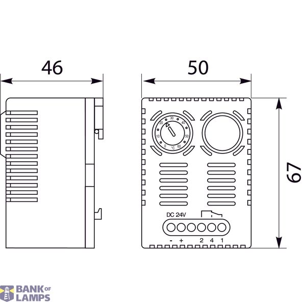 TE51 electronic thermostat image 2